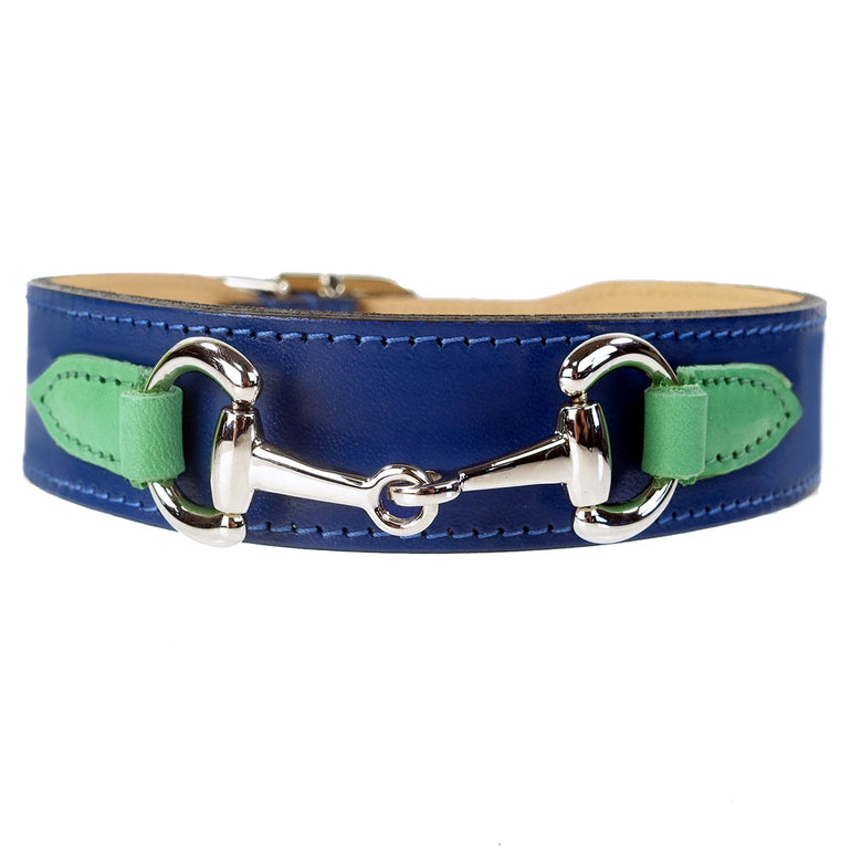 Belmont in Cobalt Blue, Kelly Green & Nickel