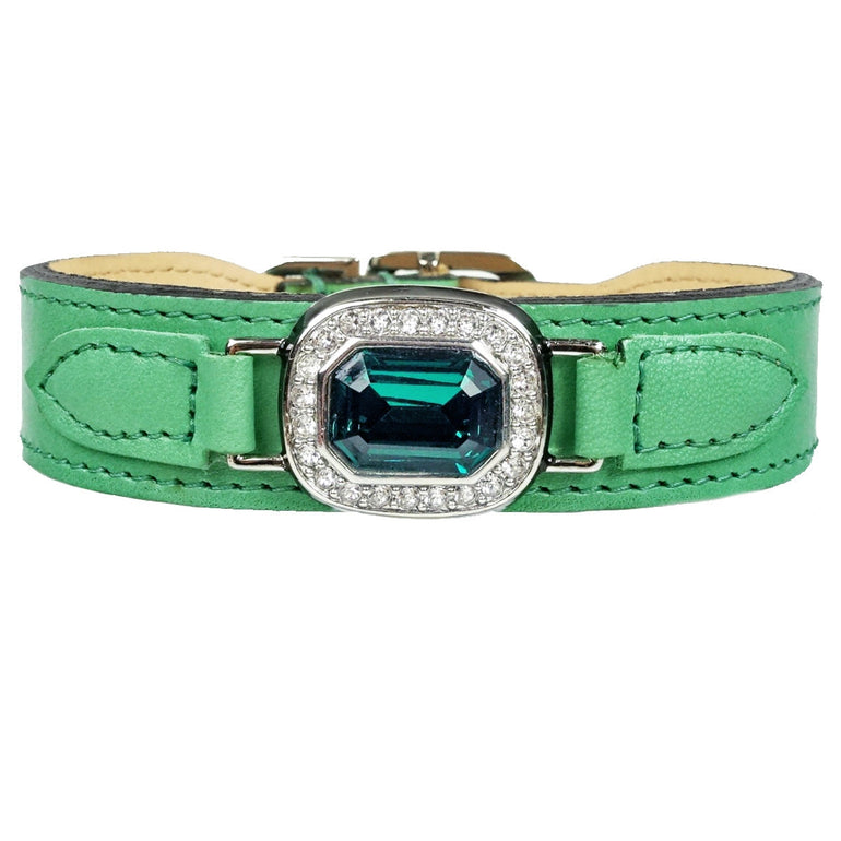 Haute Couture Octagon in Kelly Green, Emerald & Nickel