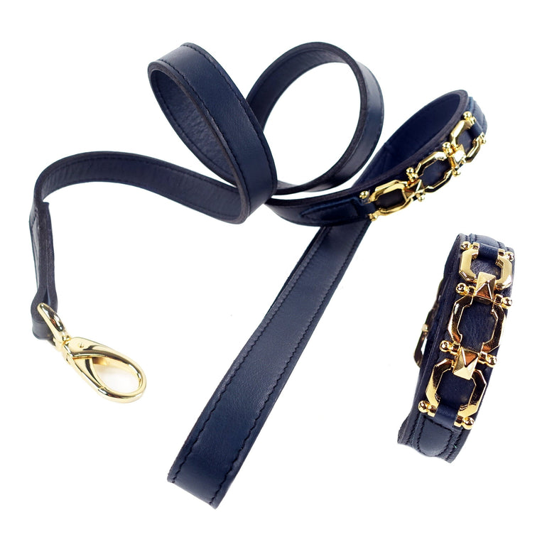 Georgia Rose in French Navy & Gold