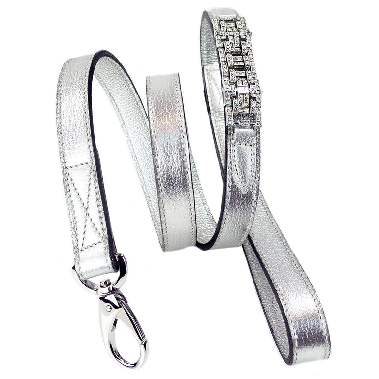 Haute Couture Art Deco Lead in Silver Metallic/Nickel