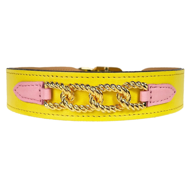 Mayfair in Canary Yellow & Sweet Pink